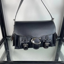 COACH CT721 Black Cargo Soft Tabby Shoulder Bag Crossbody bag Outlet NEW picture
