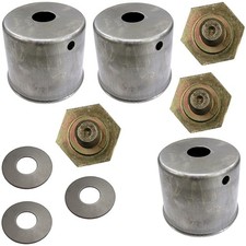 3 Blade Bolt Washer Dust Cap Kit Fits Kubota K5647-31312 K5651-34372 K5651-34352 picture