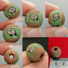 Very Old Ancient Mosaic Glass Roman Rare Bead With Multi Faces picture