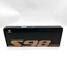 AULA S98 Pro Wireless Mechanical Keyboard with Screen & Knob Blue White - NEW picture