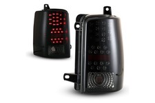Winjet 93-98 Jeep Grand Cherokee LED Tail Lights - Black/Smoke Pair picture