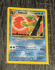 Nintendo Pokemon TCG Politoed 27/75 Neo Discovery Rare Unlimited 2001 100 HP picture
