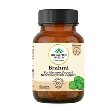 ORGANIC INDIA  Brahmi Capsules Organic - USDA Certified Organic picture