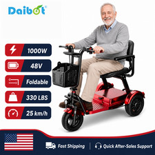 Daibot 1000W Lightweight Electric Mobility Scooter Folds Easy & Has Armrests picture