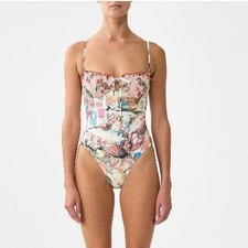 Camilla Women's Multicolor Printed One Piece Swim 12 NWT RTL: $395.00 picture