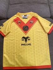 Papua New Guinea Kumuls 50 Years Independence Soccer Jersey XL Yellow/Red PNG picture