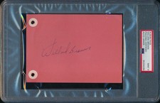 Willard Brown HOF Signed/Auto 6x4.5 Album Page KC Monarchs PSA/DNA MINT 9 190277 picture