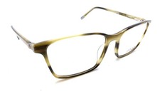 Izod NEW IZ 2092 Khaki Brown Horn Rectangle Eyeglasses Frames 54-17 145 Unisex picture