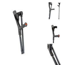 PEPE Mobility Folding Forearm Crutch For Adults, Black (1 Unit) partnumber_6207 picture
