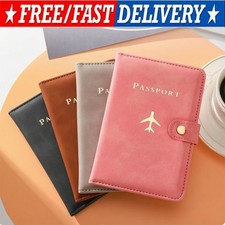 RFID Passport Holder Travel Wallet Cover Card Ticket Organizer Unisex picture