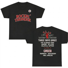 Rockin Thunder Festival 2026 Line Up Two Sided Unisex T-Shirt CB1152 picture