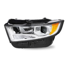 For 2015-2018 Ford Edge Halogen Chrome Headlight w/Bulbs Left Driver Side picture