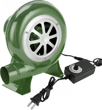 AC110V 80W Electric Blower Fan, Variable Speed BBQ Air Mover Blower Fan, Portabl picture