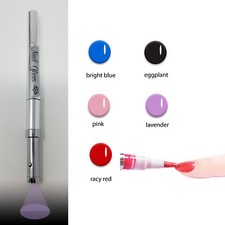 One step Gel Nail Polish Pen with UV LED light FOR TOUCH UPS picture