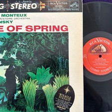 Promo NM ~ STRAVINSKY Rite of Spring MONTEUX / Tested RCA LSC 2085 SD Indy 12S picture