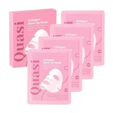 Quasi Salmon PDRN Collagen Face Mask 4Pack Korean Hydrating Gel Mask Cream serum picture
