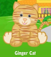 Webkinz Classic Ginger Cat - hm431 - Retired - Virtual Adoption Code Only picture