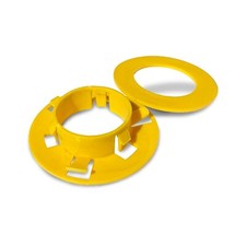 100-Pack Universal Plastic Snap-in Bushings for Metal Studs - Protects Wire picture