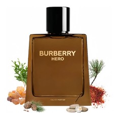 Burberry Hero for Men Parfum Eau de Parfum Spray Cologne 3.3oz 100ml New Sealed picture