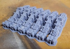 N Scale 45' Shipping Container Trailer - 6 PACK Resin 3D Printed Model Kit picture