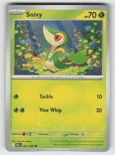 Snivy 001/086 Common Black Bolt Near Mint picture