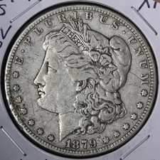 1879-S REV 78 Morgan Silver Dollar XF E381 VIYLU picture