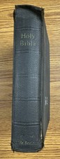 Antique Holy Bible Containing The Old And New Testaments New York Bible Society picture