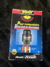 Heath Zenith SL-4100BK-A 150 Degree Motion Sensing Post Light Adapter Black picture