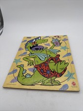 Vintage Wooden Puzzle Rugrats Reptar Summer Sea Shells picture