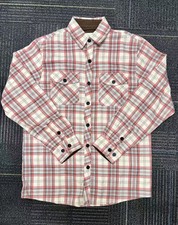 Long Sleeve Button Shirt Men's Size XL Flannel Cotton Blend picture