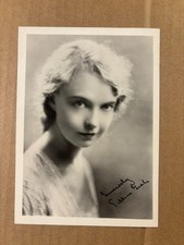 LIllian Gish Rare Early Autographed Photo 20s The Wind Night Of The Hunter picture