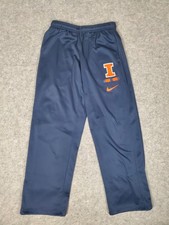 Illinois Fighting Illini Pants Mens Medium Blue NCAA College Nike Sweatpants picture