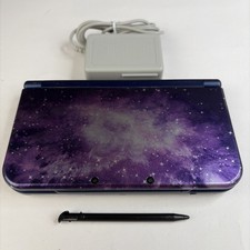 New Nintendo 3DS XL Galaxy Console US Model Tested Bottom IPS W Charger Stylus picture