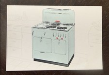 Vintage Chambers C Model Stove Range Original Postcard Rare picture