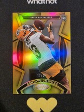 2023 Certified Dontayvion Wicks #152 Mirror Gold RC 17/25 Packers Eagles picture