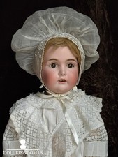 Large Antique German 31” Kestner 171 Bisque Head Doll picture