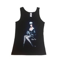 Bettie Page Vintage Graphic Maid Tank Top 2003 picture