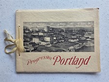 Progressive Portland Oregon, Antique c1910 Portfolio of Photos, 16 Photogravures picture