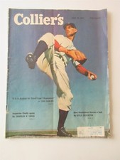 COLLIER'S MAGAZINE July 19, 1947 Detroit Tigers Hal Newhouser cover picture