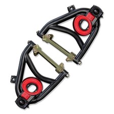 Tubular Lower Control Arms For Chevy Belair 210 150 1955-1957 Black Coated picture