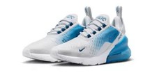 Nike Air Max 270 GS  White Dutch Blue Court Blue Grade School Boys Girls Shoe picture