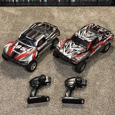 Lot Of 2 Traxxas Slash 2WD RC Car Remote Control Car 1/10 UNTESTED AS IS READ picture