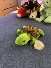 Vintage Retired Ty Beanie Baby SPEEDY THE TURTLE, 1993 All Tags, PVC Pellets picture