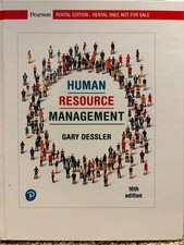 Human Resource Management by Gary Dessler 16th edition NEW (rental edition) picture