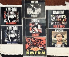 KMFDM 7 CD Lot **  Nihil Retro Promo TVT Wax Trax Juke-Joint Jezebel Light Vogue picture