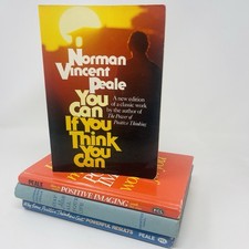 Lot of 4 Norman Vincent Peale  Positive Imaging Self-Help Daily Living picture