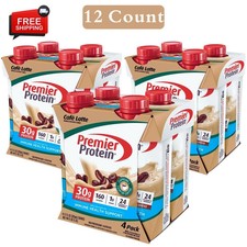 Premier Protein Shake, Café Latte, 30g Protein, 11 Fl Oz, 12 Ct picture
