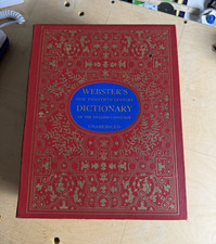 Webster's New Twentieth Century Dictionary English Unabridged Hardcover Book picture