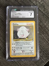 2000 Pokémon Chansey - Holo - Base Set 2 - 3/130 - CGC 7 Near mint - English picture