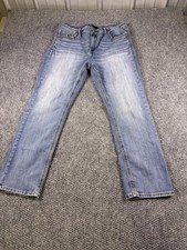 BKE Tyler Jeans Mens 40x32 Blue Light Wash Relaxed Straight Leg Denim Pants picture